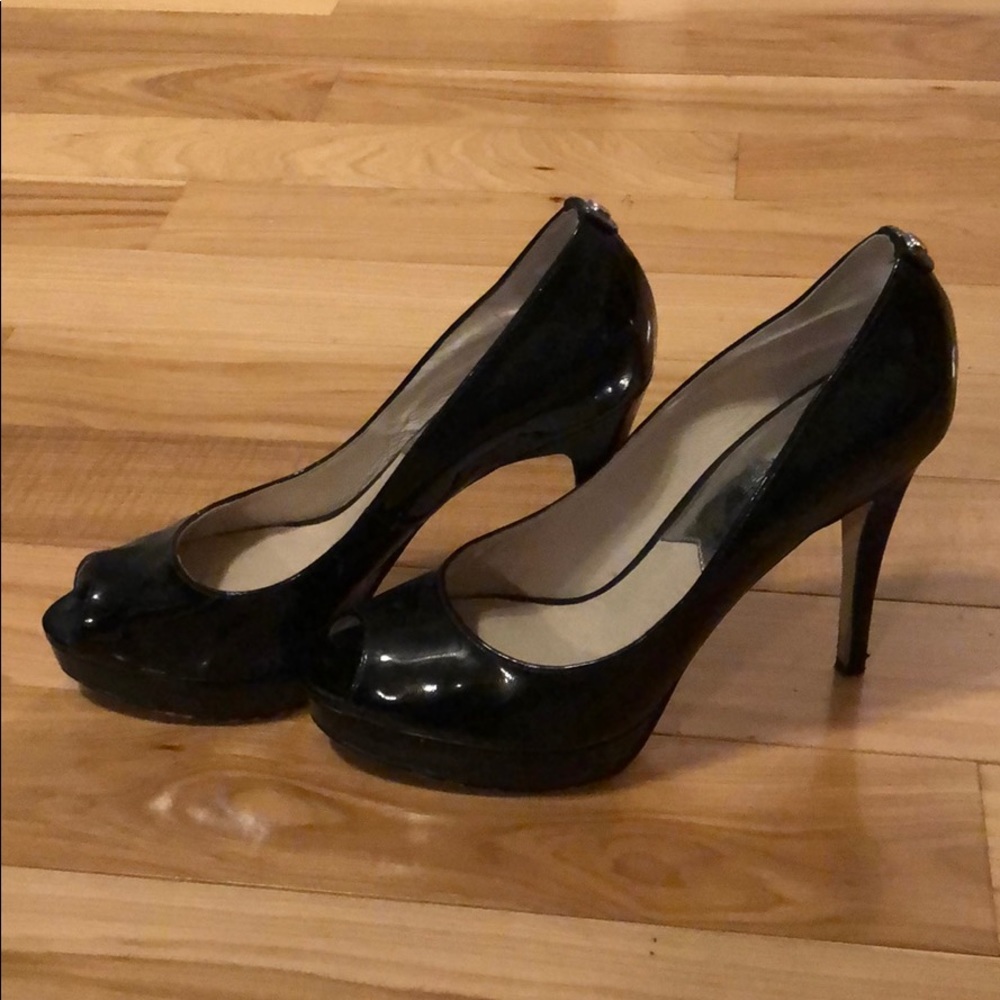 MICHAEL Michael Kors peep toe platform heels